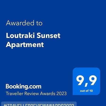 Loutraki Sunset Apartment Loutráki Exterior foto