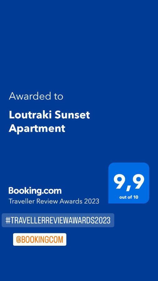 Loutraki Sunset Apartment Loutráki Exterior foto